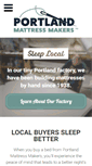 Mobile Screenshot of portlandmattressmakers.com